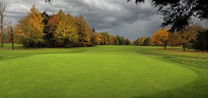 Golf Course in Autumn