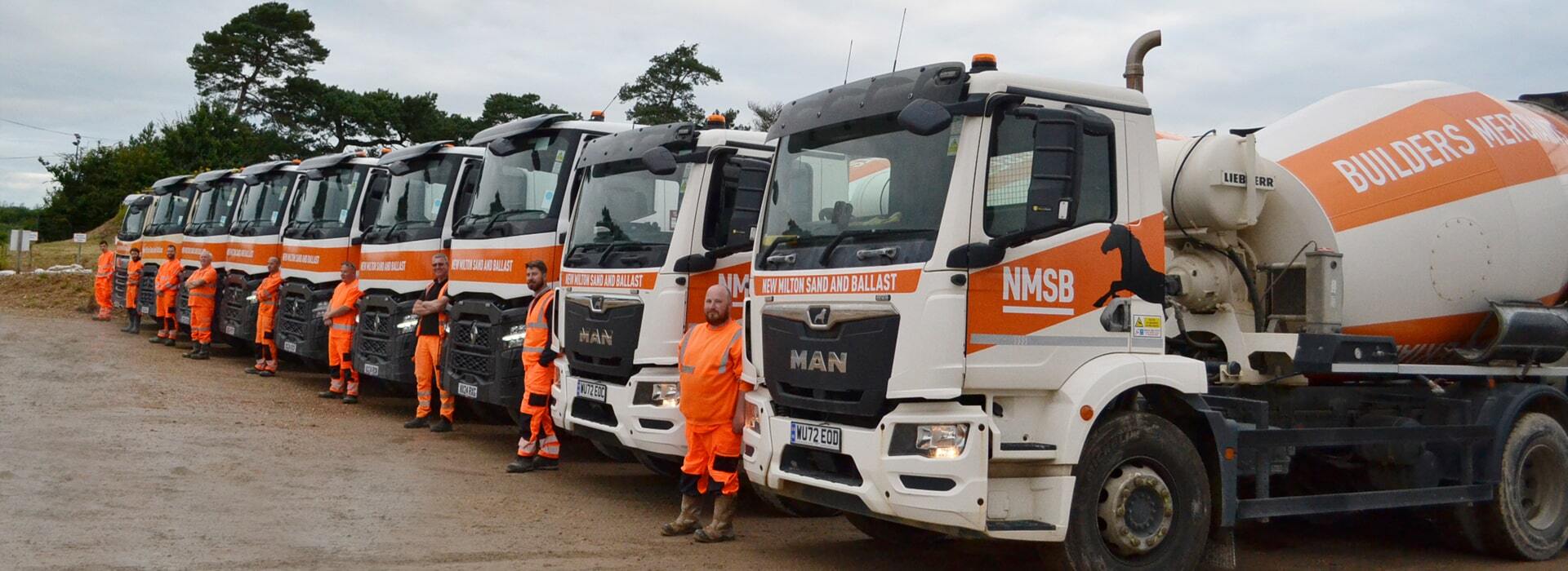 HIGH-QUALITY CONCRETE PROVIDED BY FOUR PLANTS AND AN EXTENSIVE FLEET